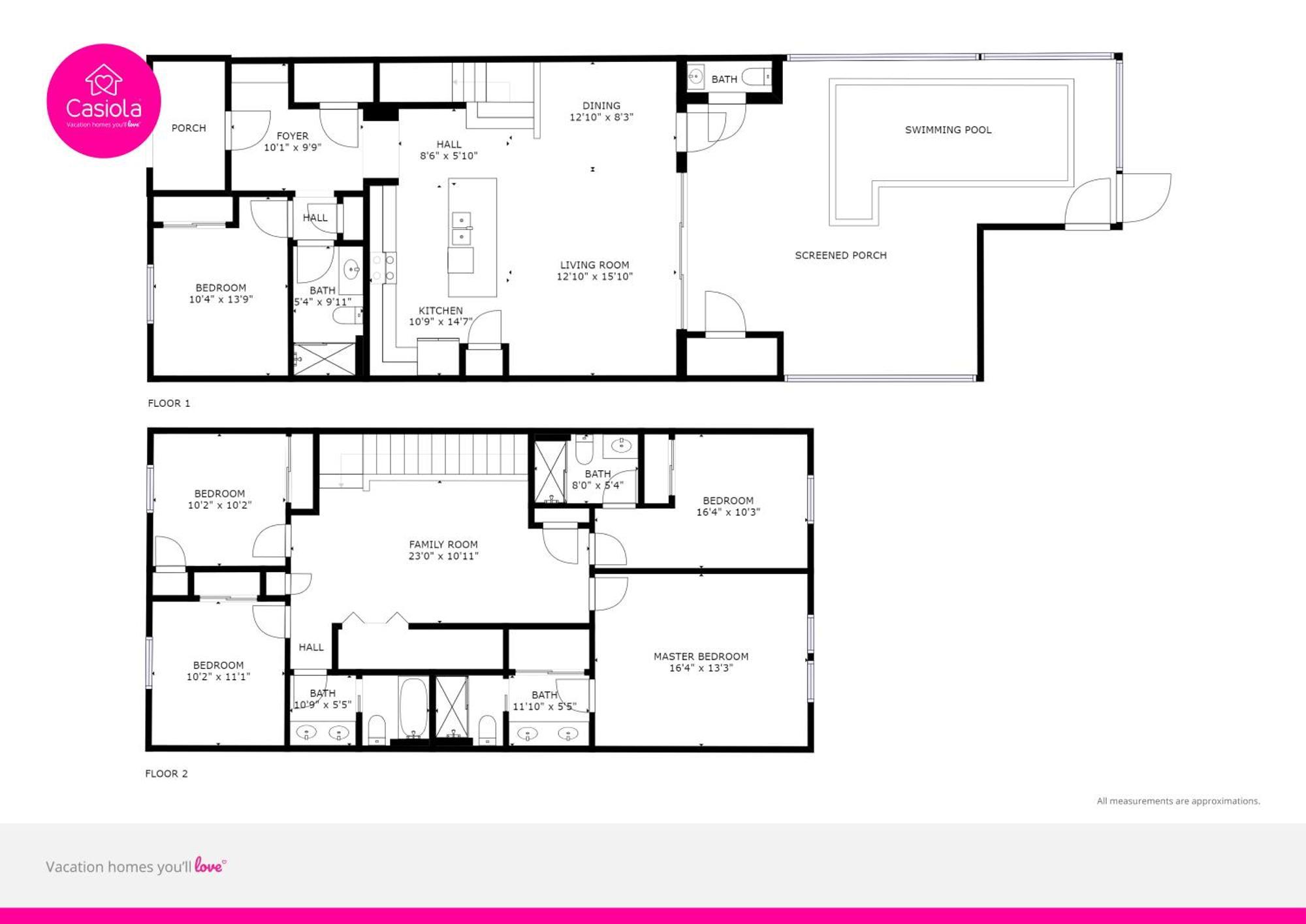 Private Pool Home Wthemed Rooms Free Water Park Four Corners Eksteriør billede